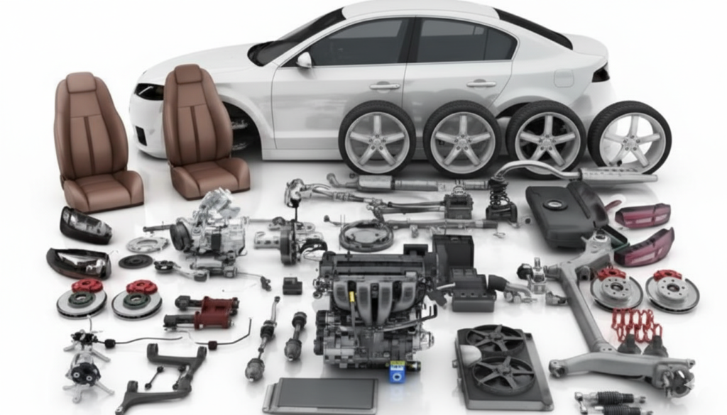 Warning signs of worn car parts affecting engine performance and safety